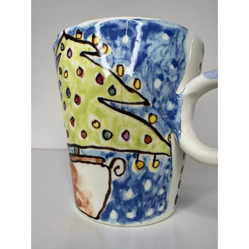 Starbucks Bellini Circo Fortuna Italy Christmas Tree Mug White Christmas Cup